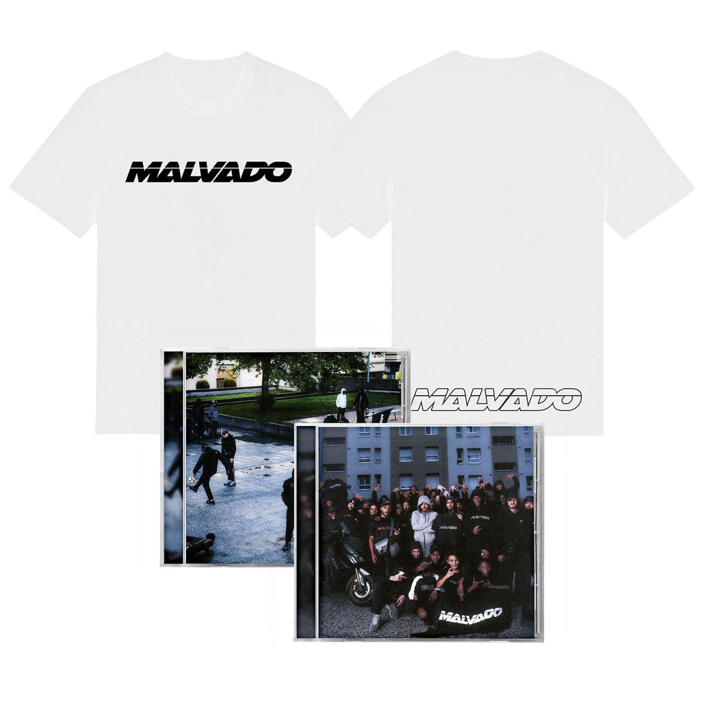 CD OFFICIEL + CD COVER ALTERNATIVE + T-SHIRT (au choix)